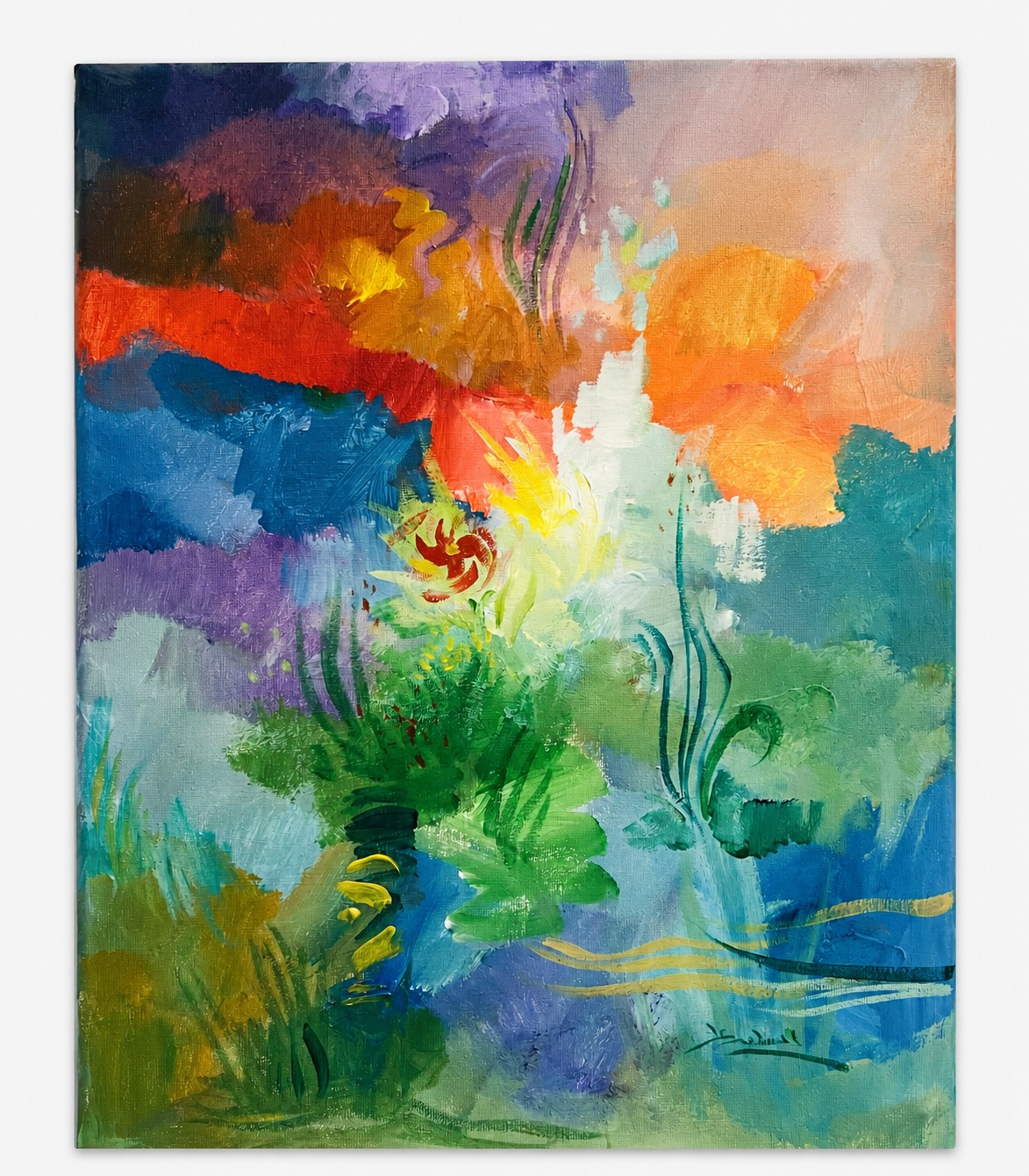 Echoes of the Horizon — original painting by Ihsan Alkhateeb