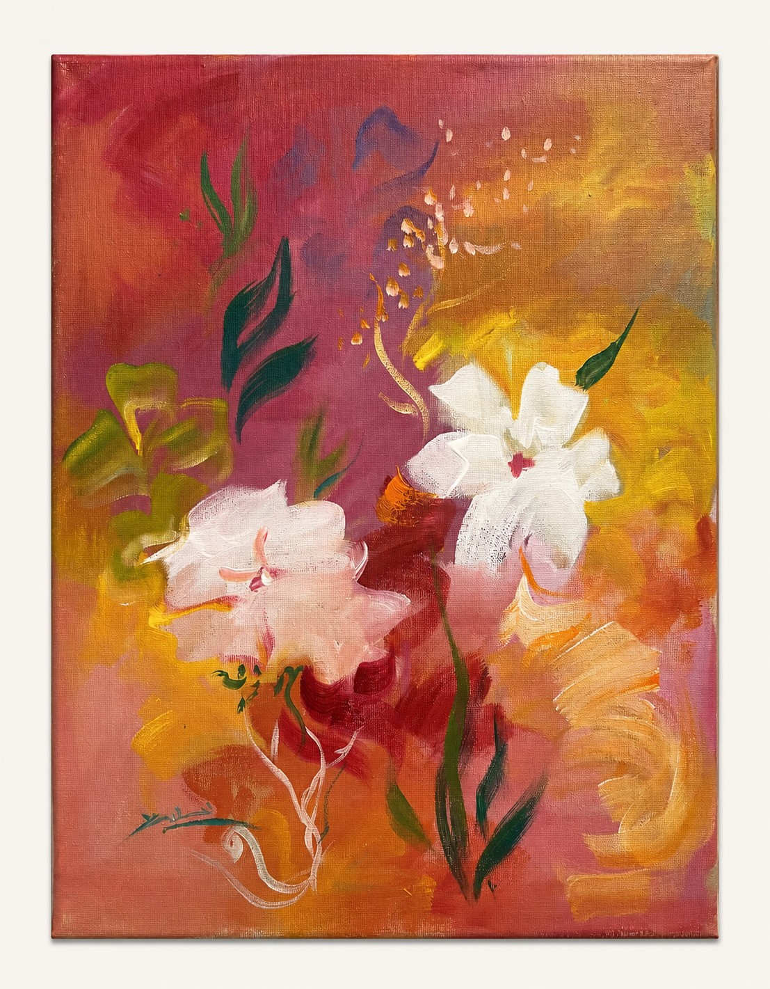 Bloom — original painting by Ihsan Alkhateeb
