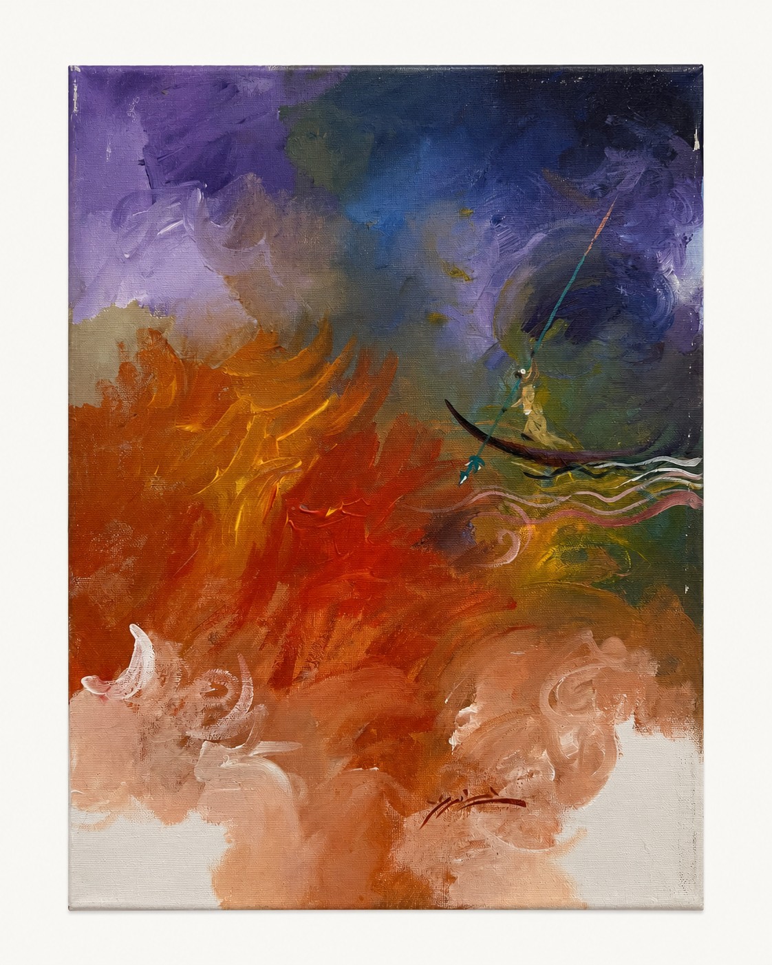 The Mashoof's Journey — original painting by Ihsan Alkhateeb